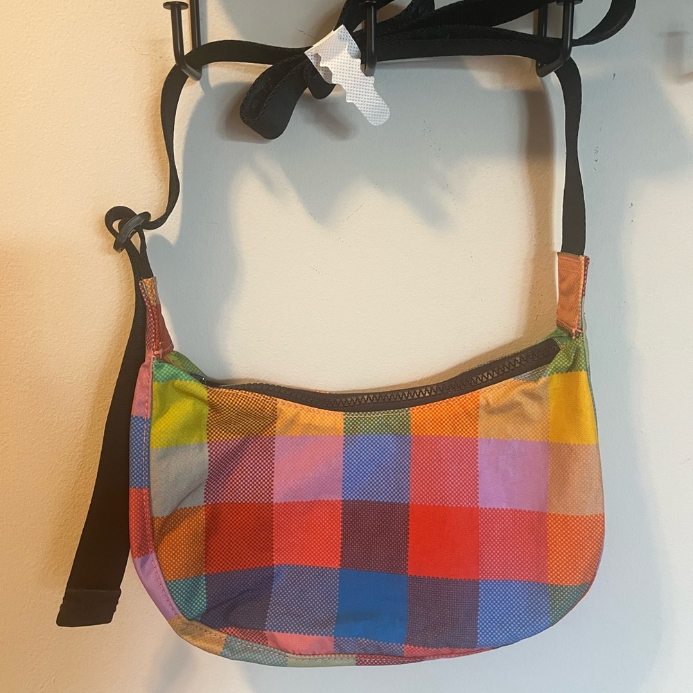 BAGGU Madras small crescent